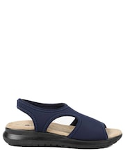 Pavers Blue Stretch Comfort Sandals - Image 3 of 5