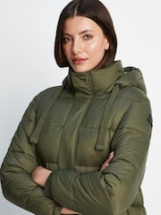 Tog 24 Green Cautley Long Padded Jacket - Image 4 of 9
