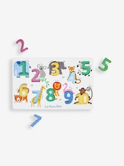 JoJo Maman Bébé White Number Puzzle - Image 1 of 4
