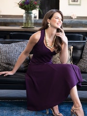 Hot Squash Purple Sleeveless A-Line Dress - Image 3 of 6