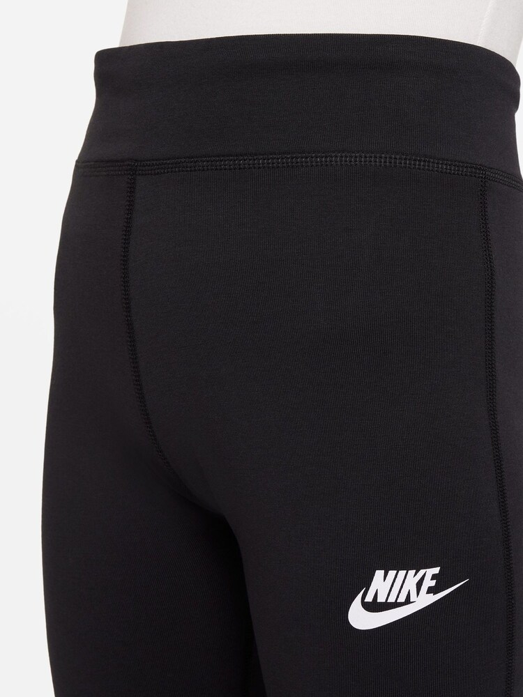 Nike Black Favorites Flare Swoosh Leggings - Image 4 of 4