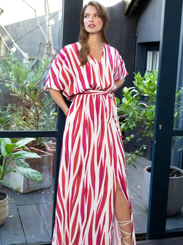 Hot Squash White Oversized Split Front Maxi Dress - Image 5 of 7
