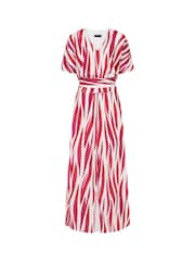 Hot Squash White Oversized Split Front Maxi Dress - Image 7 of 7