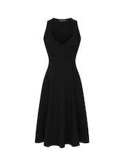 Hot Squash Sleeveless A-Line Black Dress - Image 5 of 5