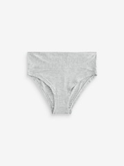 Grey High Rise High Leg Ultimate Comfort Knickers - Image 6 of 6
