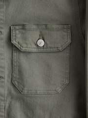 Sage Green Denim Trucker Jacket - Image 10 of 10