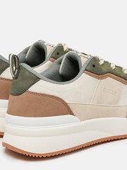 Joules Parkfield Neutral Trainers - Image 2 of 6