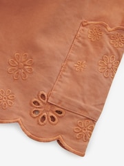 Rust Brown Broderie Playsuit (3mths-7yrs) - Image 5 of 5