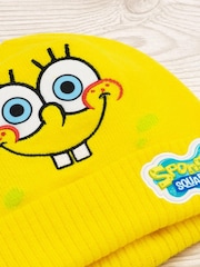 Vanilla Underground Yellow SpongeBob SquarePants Unisex Kids Winter Gloves and Scarf Set - Image 5 of 5