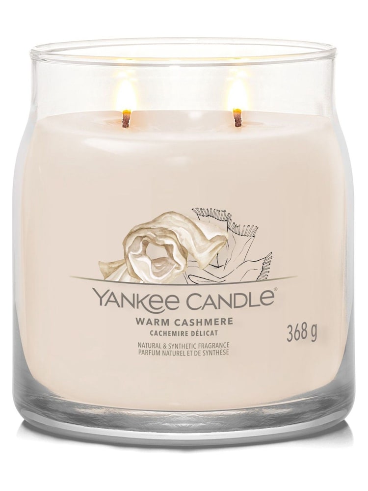 Yankee Candle No Colour Signature Large Jar Scented Candle, Warm Jar Cashmere - Image 3 of 3