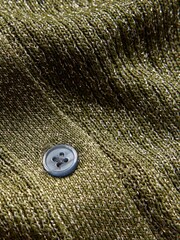 Boden Green Sparkle-Rib Collared Cardigan - Image 6 of 6