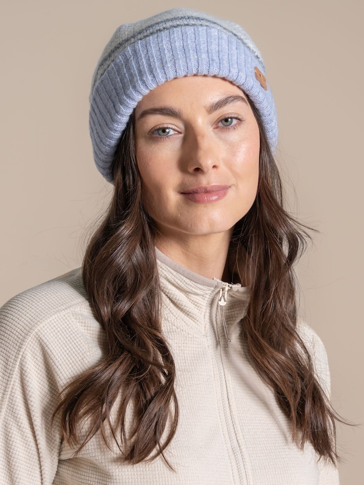 Craghoppers Blue Adalia Beanie - Image 1 of 3 Craghoppers Blue Adalia Beanie - Image 1 of 3