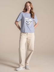 Craghoppers Blue Bistort II Short Sleeved T-Shirt - Image 3 of 4
