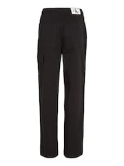 Calvin Klein Jeans High Rise Straight Twill Trousers - Image 5 of 6