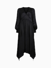 AllSaints Black Estelle Dress - Image 7 of 7