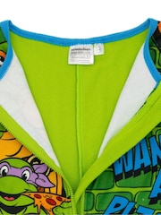 Vanilla Underground Green Ninja Turtles Fleece Kids All-In-One - Image 3 of 5