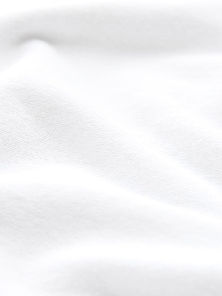 White Knitted Polo Shirt - Image 8 of 8