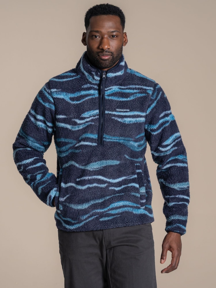 Craghoppers Blue Rawthey Half Zip Fleece - Image 1 of 6 Craghoppers Blue Rawthey Half Zip Fleece - Image 1 of 6