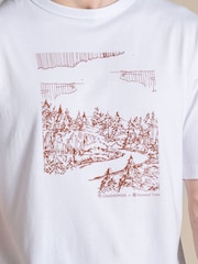 Ақ - Craghoppers x National Trust Sabden II қысқа жеңді футболка - 4суретінің 4 суреті