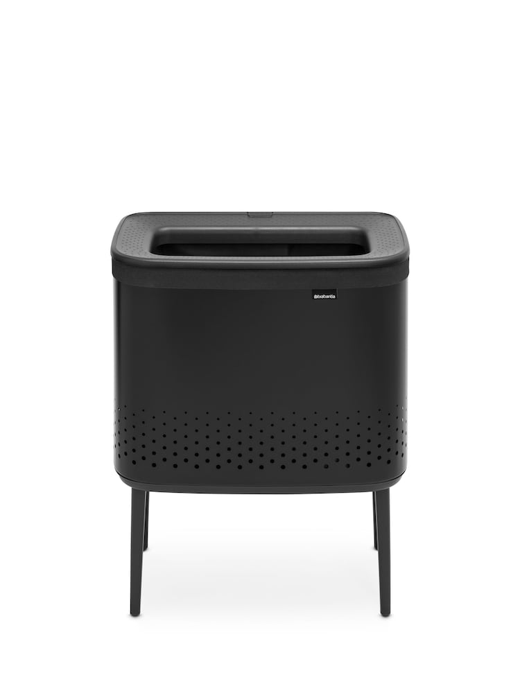 Brabantia Matt Black Bo 60L Laundry Bin - Image 2 of 7