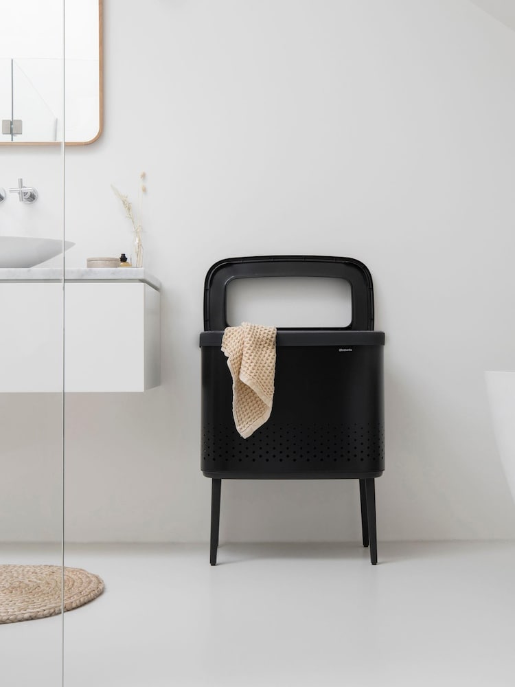 Brabantia Matt Black Bo 60L Laundry Bin - Image 7 of 7