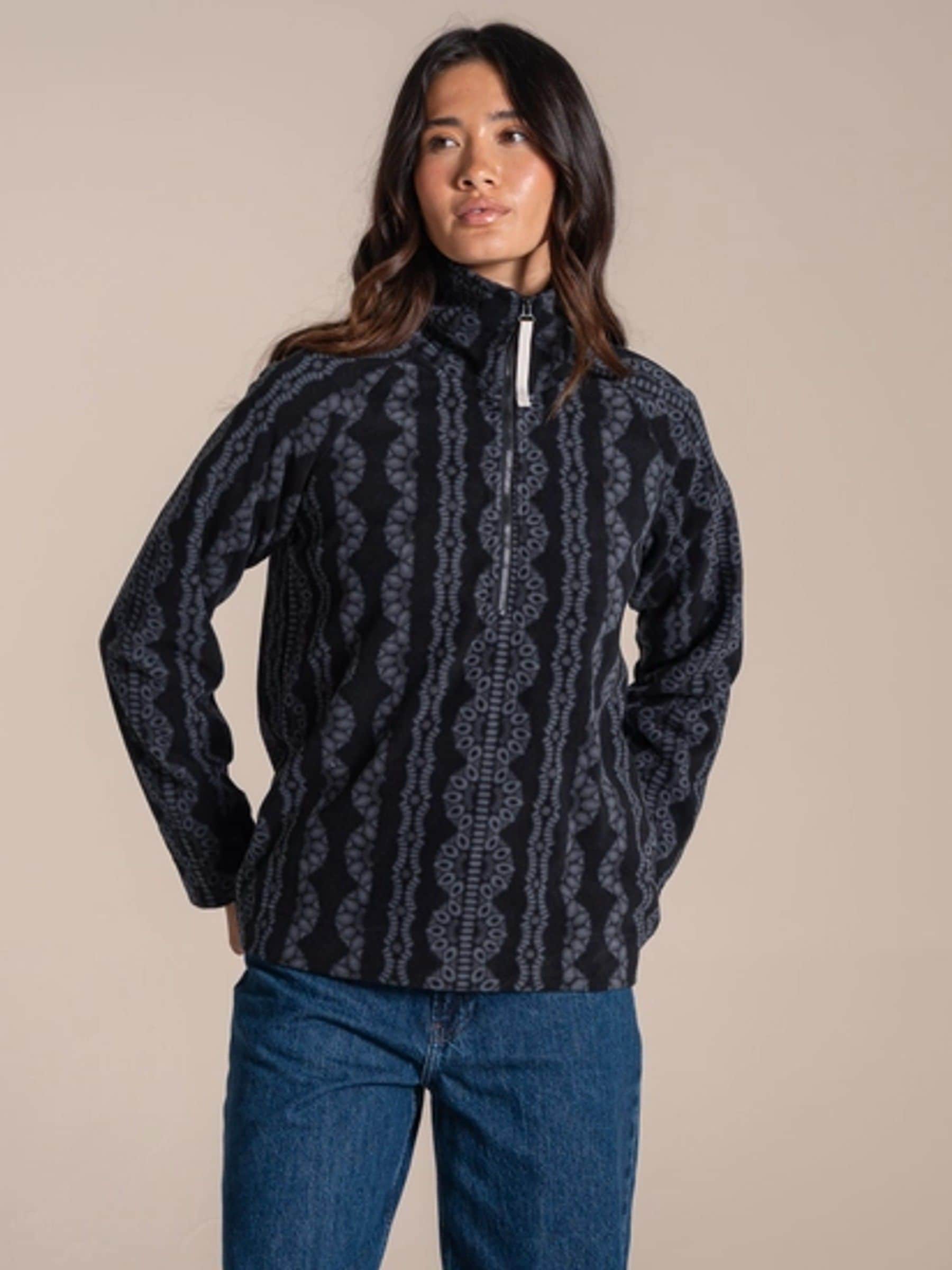 Craghoppers Women's Black Annjela Half Zip Fleece In | Size: 20 - Image 5