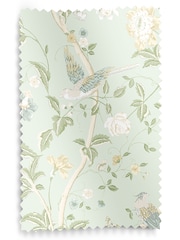 Laura Ashley Eau De Nil 100% Cotton Summer Palace Made to Measure Curtains - Image 6 of 6