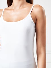 White Thin Strap Vest - Image 3 of 4
