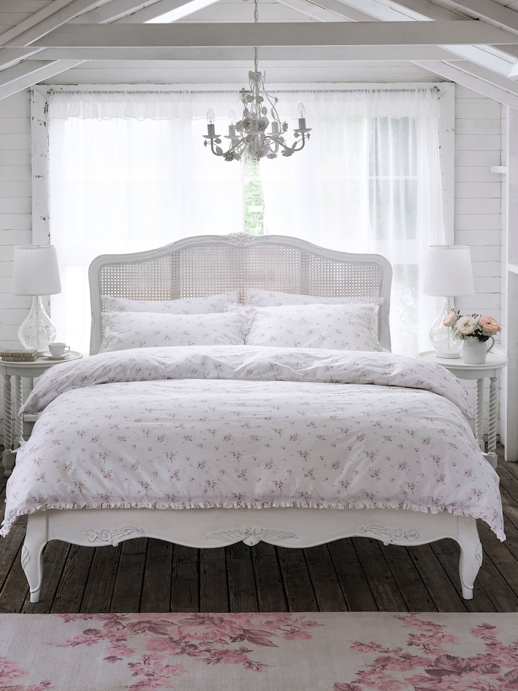 Shabby Chic by Rachel Ashwell® White Juni Rattan Bed - Image 1 of 6