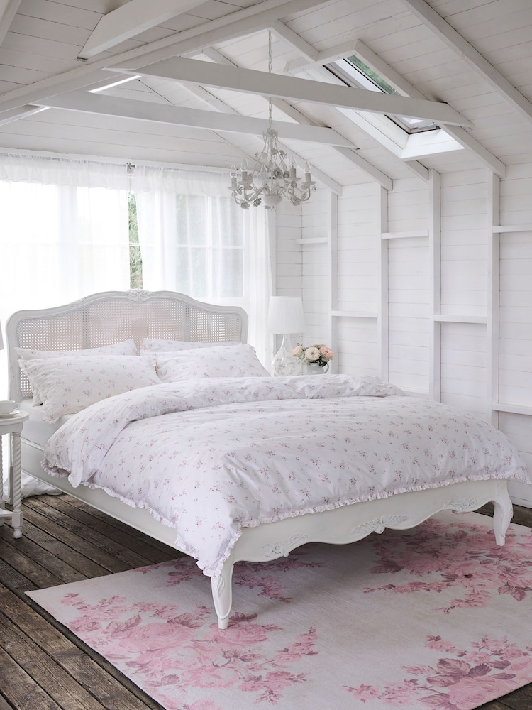 Shabby Chic by Rachel Ashwell® White Juni Rattan Bed - Image 2 of 6