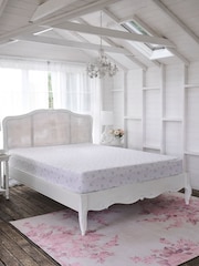 Shabby Chic by Rachel Ashwell® White Juni Rattan Bed - Image 3 of 6