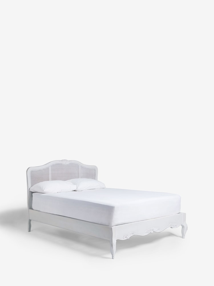 Shabby Chic by Rachel Ashwell® White Juni Rattan Bed - Image 6 of 6
