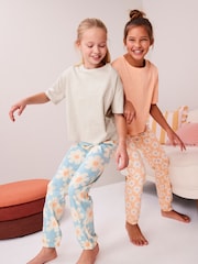 Fluro Orange/Bleu - Pyjama Joggers 2 Pack (3-16ans) - Image 2 de 9