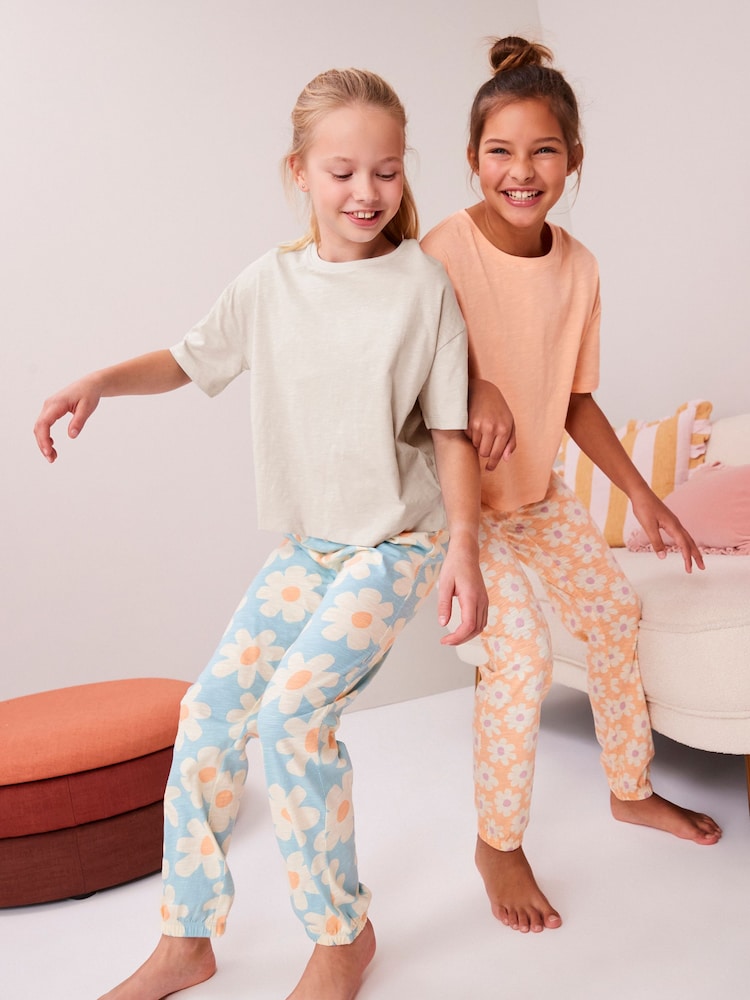 Fluro Orange/Bleu - Pyjama Joggers 2 Pack (3-16ans) - Image 2 de 9