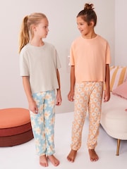 Fluro Orange/Bleu - Pyjama Joggers 2 Pack (3-16ans) - Image 3 de 9