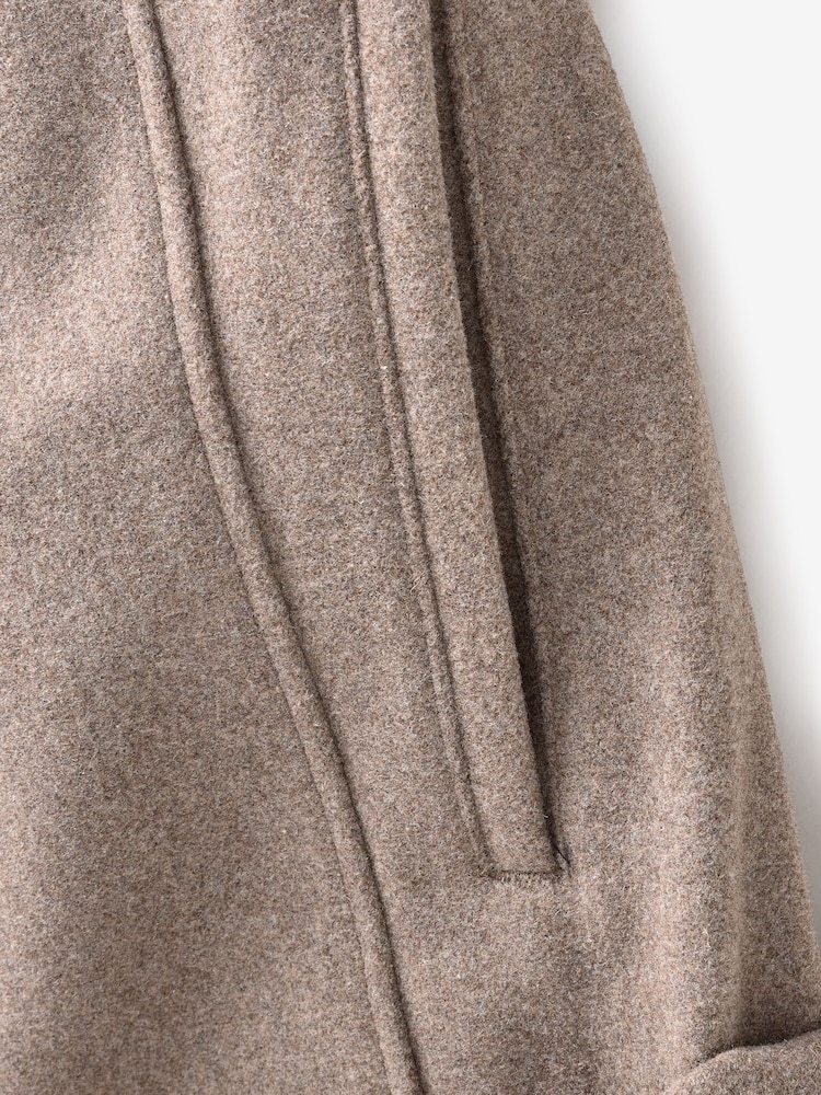 Brown Borg Lined Western Jacket with Wool - Image 11 of 11