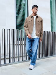 Brown Borg Lined Western Jacket with Wool - Image 2 of 11