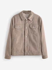 Brown Borg Lined Western Jacket with Wool - Image 6 of 11
