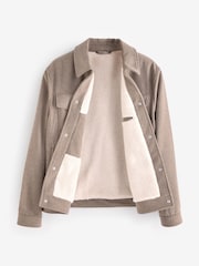 Brown Borg Lined Western Jacket with Wool - Image 7 of 11