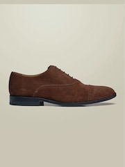 Charles Tyrwhitt Brown Suede Oxford Shoes - Image 1 of 2