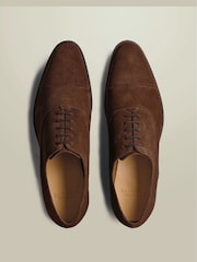 Charles Tyrwhitt Brown Suede Oxford Shoes - Image 2 of 2