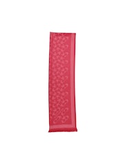 COACH Pink Bias Signature C Oblong Scarf - Image 1 of 4