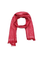 COACH Pink Bias Signature C Oblong Scarf - Image 3 of 4