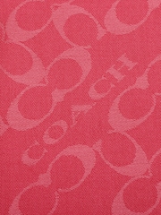 COACH Pink Bias Signature C Oblong Scarf - Image 4 of 4