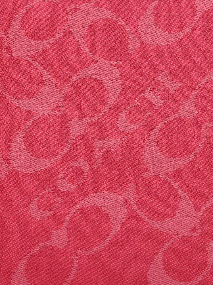COACH Pink Bias Signature C Oblong Scarf - Image 4 of 4