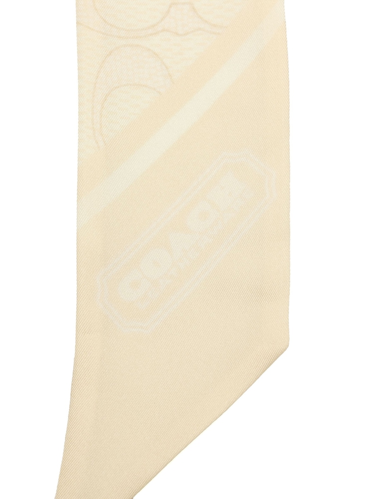 Шелковый шарф с принтом COACH Vintage Signature C - Изображение 4 4