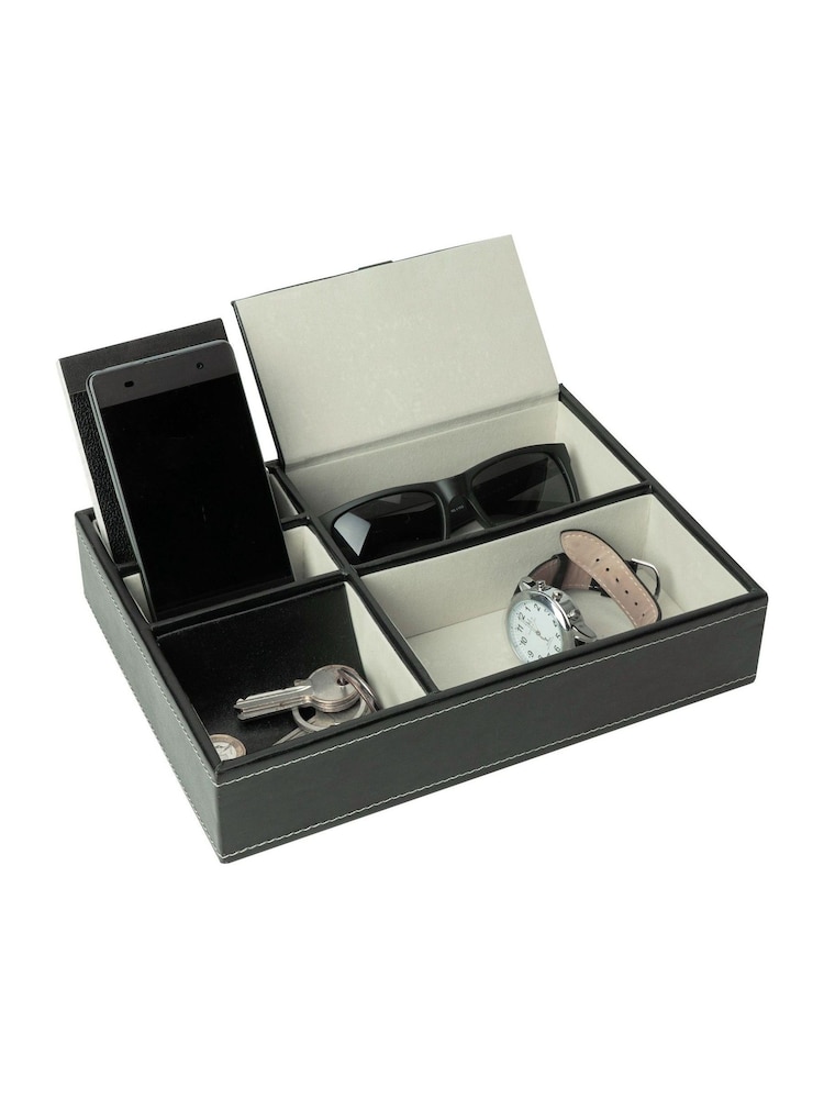 MenKind Black InGenious Smart Valet Tray - Image 2 of 4 MenKind Black InGenious Smart Valet Tray - Image 2 of 4