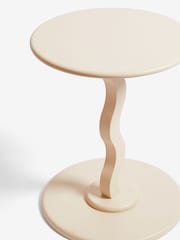 Cream Wiggle Side Table - Image 5 of 5