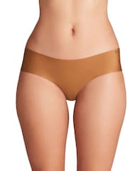 Under Armour Light Brown No Show Pure Stretch Hipster Knickers 3 Pack - Image 2 of 5