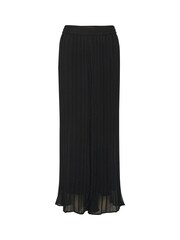 Kaffe Nikka Pleated Wide Leg Black Trousers - Image 5 of 6